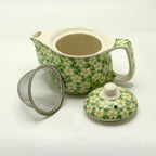 Small Green Daisy Herbal Teapot