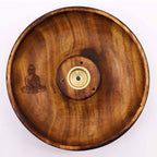Buddha Wooden Incense Stick And Cone Burner Disc