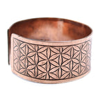 Flower of Life Copper Tibetan Bracelet