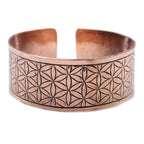 Flower of Life Copper Tibetan Bracelet