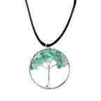 Jade Tree of Life Gemstone Pendant
