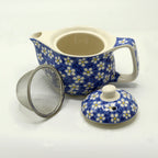 Small Blue Daisy Herbal Teapot