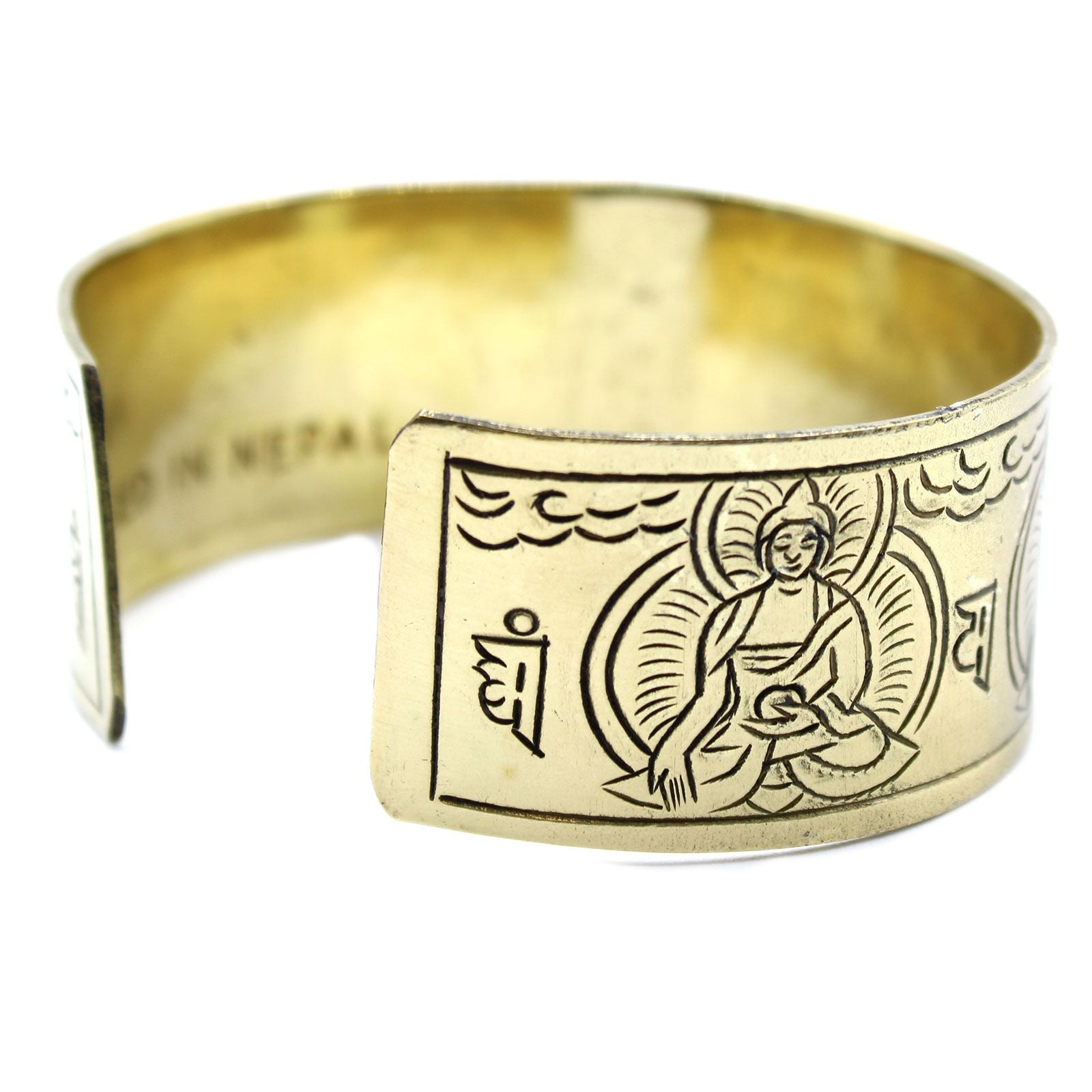 Five Buddha Brass Tibetan Bracelet