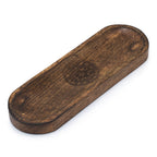 Large Mandala Wooden Incense Stick Tray - 30 x 10cm