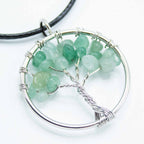 Jade Tree of Life Gemstone Pendant