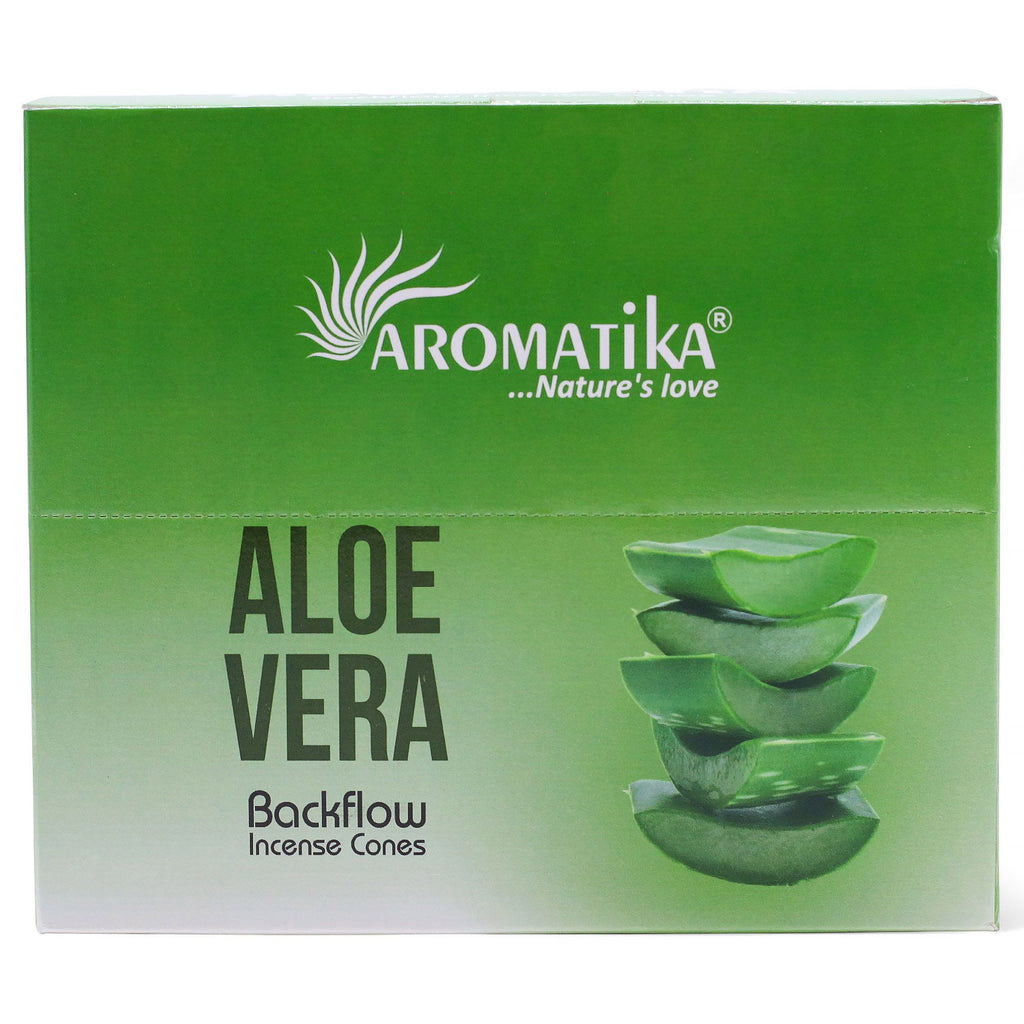 Aloe Vera Masala Backflow Incense Cones - Pack of 10