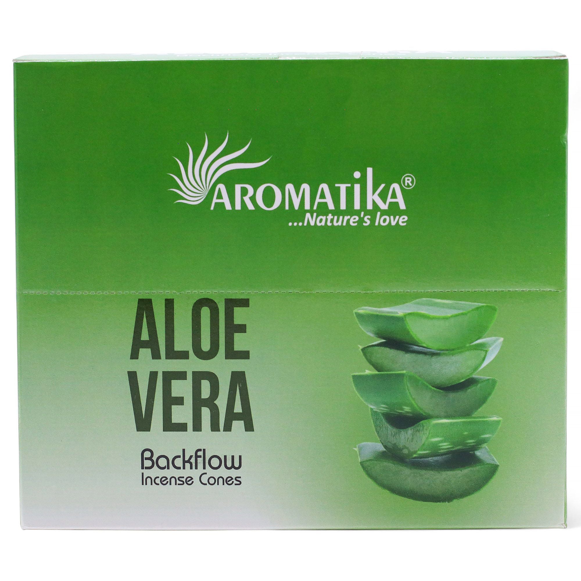 Aloe Vera Masala Backflow Incense Cones - Pack of 10