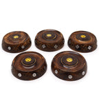 Mango Wood Cone And Stick Incense Burner - Ash Design