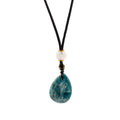 Howlite Teardrop Cord Gemstone Pendant