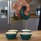 Travel Mountain Teapot Set With Four Cups