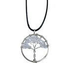 Rock Crystal Tree of Life Pendant