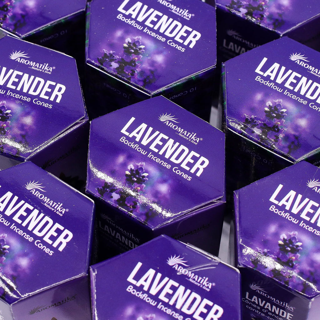 Lavender Masala Backflow Incense Cones - Pack of 10