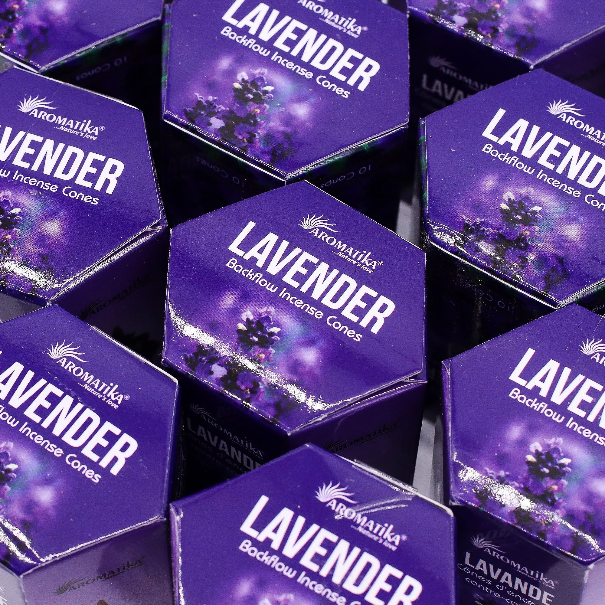 Lavender Masala Backflow Incense Cones - Pack of 10