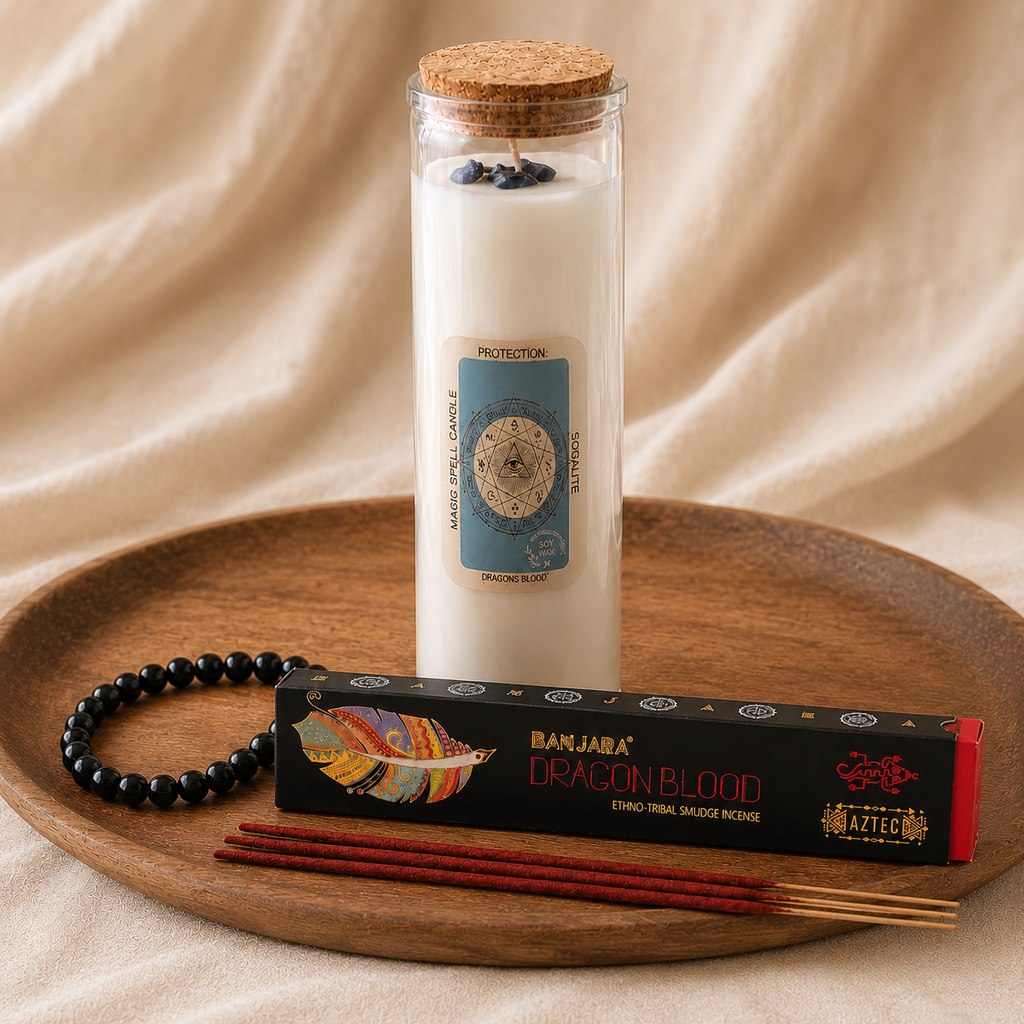 Protection Candle Ritual Gift Set