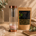 Crystal Tea Bottle Gift Set