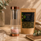 Crystal Tea Bottle Gift Set