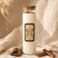 Confidence Magic Spell Candle - Tiger Eye and Cinnamon
