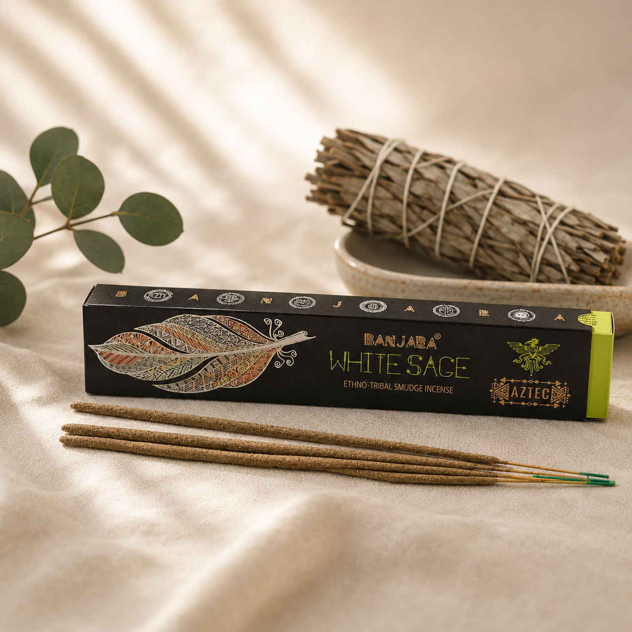 White Sage Banjar Tribal Smudge Incense