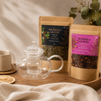 Glass Teapot Tea Gift Set