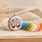 Tree of Life Aromatherapy Diffuser Necklace - 25mm